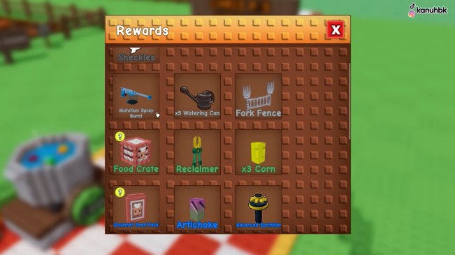 Game Roblox Grow a Garden. [Tangkapan layar]